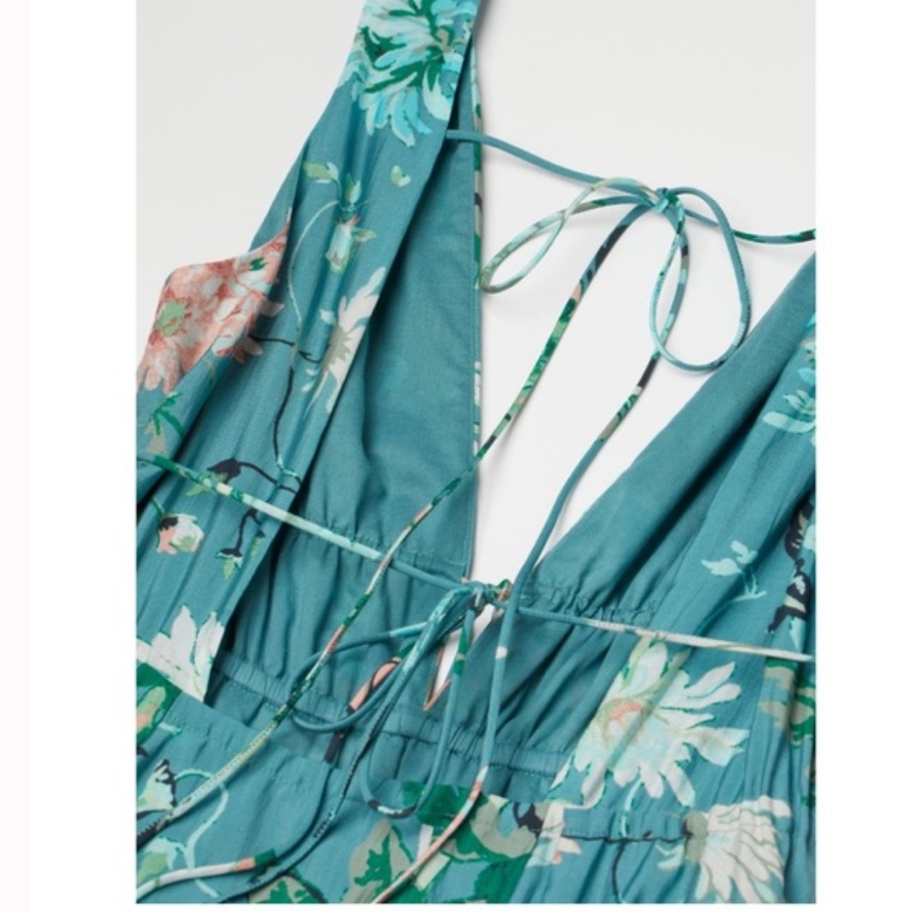 H&M Floral Deep V Maxi Dress - Picture 5 of 14